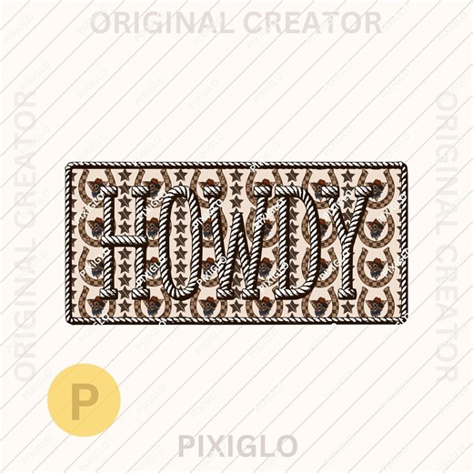 Western HOWDY Cowboy Skeleton Checker Star Frame Rope Png Rodeo Digital Art Download Printable Western Shirt Print on Demand#954 - Etsy
