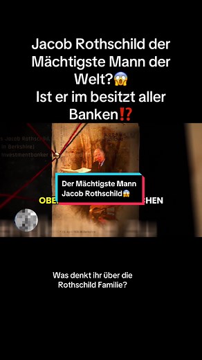 Was denkt ihr über die Rothschild Familie ? #rothschild #banken #macht #frankfurt #fyp