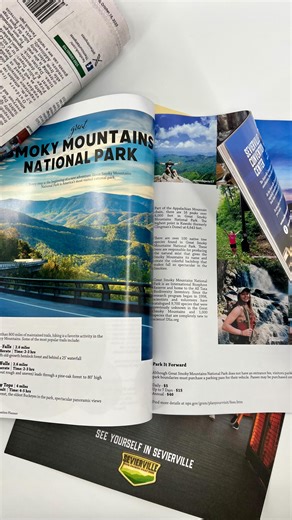 From The Thomas Group mailroom to your doorstep, the Sevierville Vacation Planner is ready to inspire your next Smoky Mountain adventure. ️✨ | The Thomas Group | Facebook