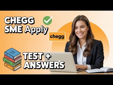 "Chegg Subject Matter Expert (SME) Onboarding Guide | Earn ₹250-300 Per Question! 🚀 (Step-by-Step )