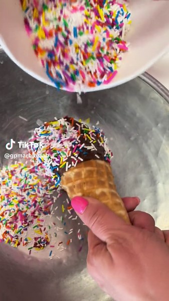 Hand Rolled Waffle Cones at Marble Slab Creamery