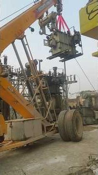 earthing transformer erection.