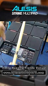 12K views · 127 reactions | Alesis Strike Multi Pad 32Gb de Memoria para samples 9 pads Integrados Carga Samples en WAV y AIFF | E&M MUSIC PERU | Facebook