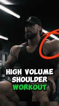 Cbum's high volume shoulder workout