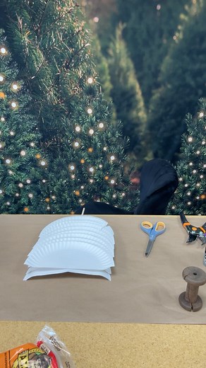 Making a fun paper tree. | The Shabby Tree