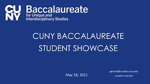 Second Annual CUNY BA Student Showcase