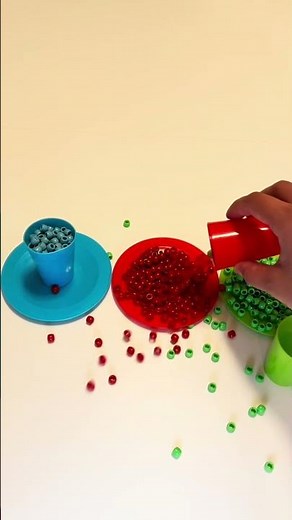 🌙 Calming meditation: reverse, colorful balls #reverse #asmr #run #asmrmarbles