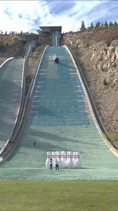Giant Bowling Ball on Ski Jump