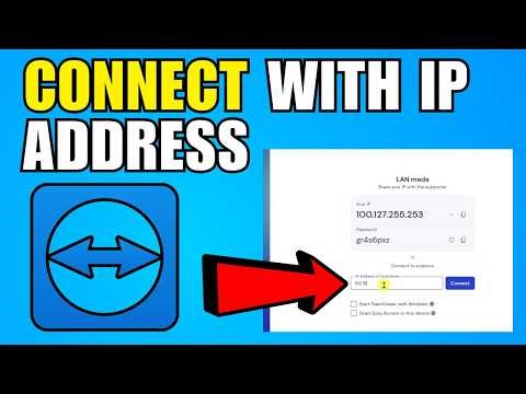 How To Connect TeamViewer With IP Address (2026) (Complete Guide)