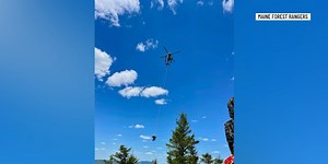 Injured hiker airlifted from Borestone Mountain