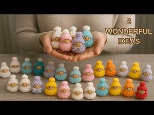 You won't believe it! I made 50 pairs and SOLD everything.Very sweet dolls with Wool Yarn.DIY