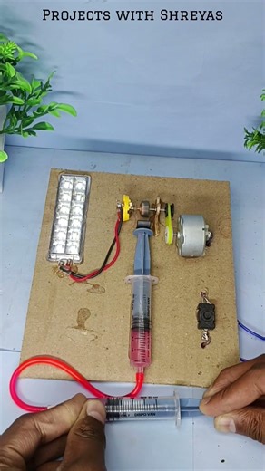 Role of magnetic field in power Generator ⚡🔌 DC motor project #schoolproject #ideas #hacks #diy