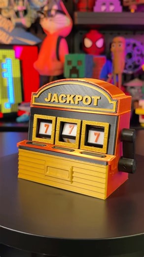 3D PRINTED MINI SLOT MACHINE🎰