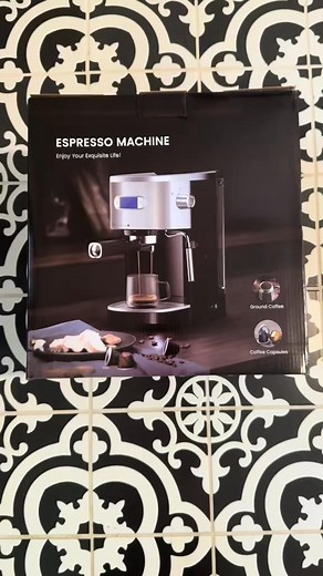 Compact design, 20-bar pump pressure — espresso perfection in every shot! ⚡ Visual control panel makes brewing precise and effortless.  Black Friday : "Stack with code CY15 to save over $100 total!" | Kismile | Facebook