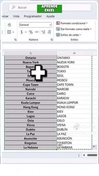 Convertir Minúscula a Mayúscula en Excel y viceversa #excel #exceltips...