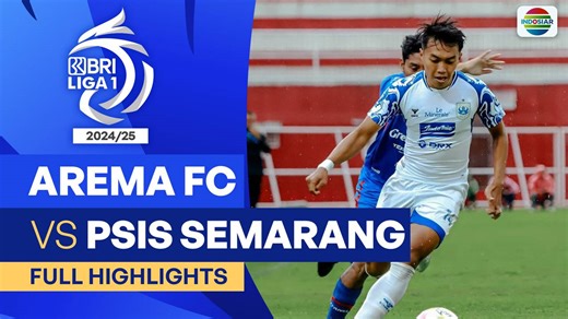 Arema FC VS PSIS Semarang - Full Highlights | BRI Liga 1 2024/25