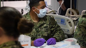 Sailors aboard USS Essex (LHD 2) received COVID-19 vaccinations as part of the continuation of the “Controlled Pilot,” or first phase of the U.S. Department of Defense (DoD) COVID-19 vaccination plan February 3. This marked the first time personnel received vaccines aboard a U.S. Pacific Fleet warship. Essex is homeported in San Diego (U.S. Navy video by Mass Communication Specialist 3rd Class Tyler Diffie) View the full story here: https://www.dvidshub.net/news/388409/essex-first-pacific-fleet-