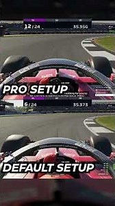 SRS Silverstone Pro vs Default Setup Comparison #formula1 ‪@SimRacingSetups‬ #f1simracing