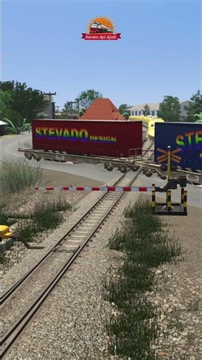 Kereta api cepat terhenti akibat palang pintu salah tutup jalan