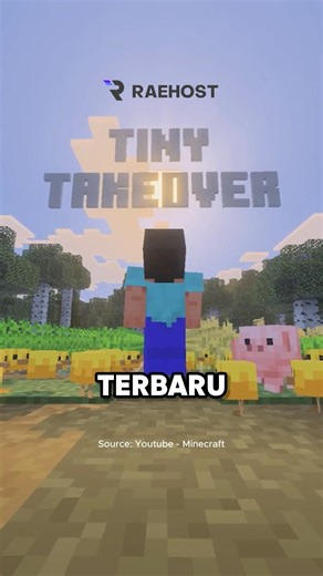 Gimana menurut kalian terkait update Tiny Takeover?🤔 #minecraft #minecraftindonesia #minecraftdaily