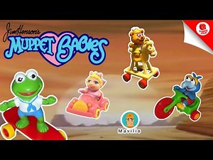 1987 McDonald's The Muppet Babies Happy Meal Toys Set 1-4 Complete