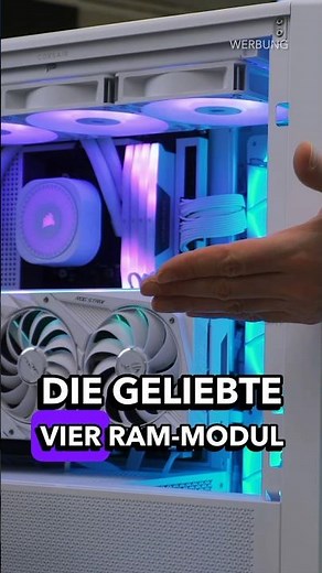 4 RAM modules without stability issues with the Corsair Light Enhancement Kit! #gamingpc #pcbuilding