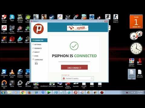Free internet forever using Psiphon3 for PC