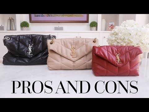 SAINT LAURENT LOULOU PUFFER COMPARISON REVIEW! What Fits, Mod Shots and Wear & Tear
