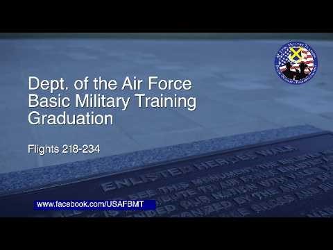 Department of the Air Force BMT Graduation Ceremony: Flights 218-234 - March 12, 2026