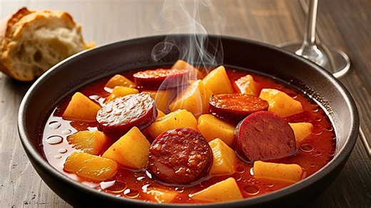 Papas con chorizo caseras: rápidas, fáciles y deliciosas