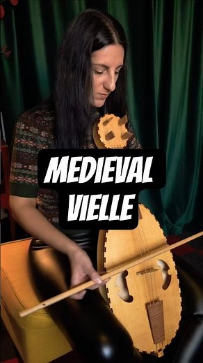 Medieval vielle #medievalinstrument