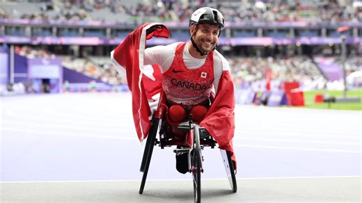 Canadian wheelchair racer Cody Fournie wins gold in men's 200m