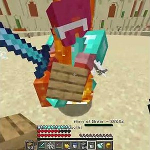 The Legendary HORN OF WINTER vs GOLEM HAMMER #shorts #minecraft #hoplite #battleroyale