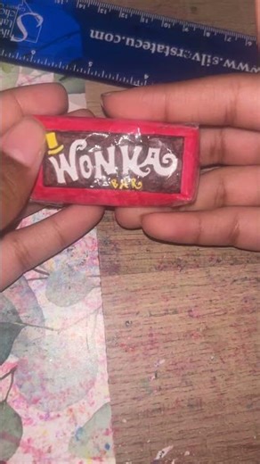 I Made a Mini Wonka Chocolate Bar