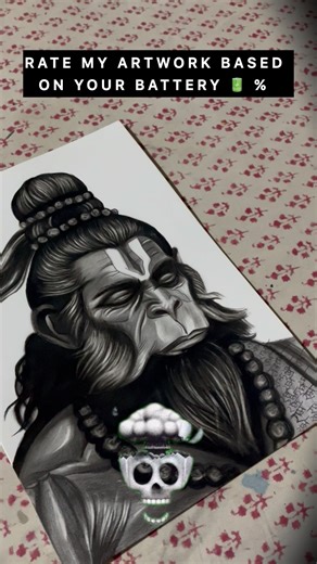 JAY HANUMAN ❤️ 🚩 #drawing #pencilsketch #ytshorts #hanuman #jayshreeram #shortvideo #shorts