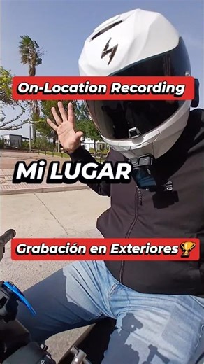 My secret On-location recording spot Mi lugar secreto de grabación n exteriores 🏙️ #shorts #motovlog