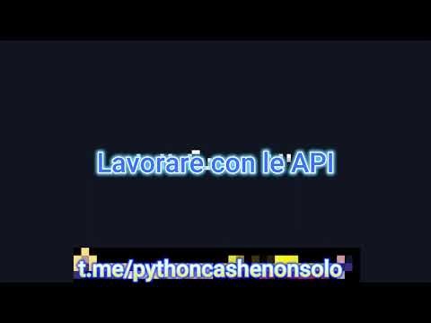 6. Lavorare con API (parte 1)