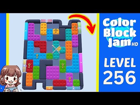 Color Block Jam Level 256 Solution Walkthrough