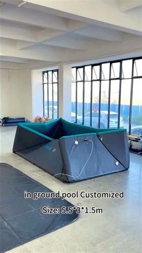 Custom Inflatable Ground Pool 🏊✨ #shorts