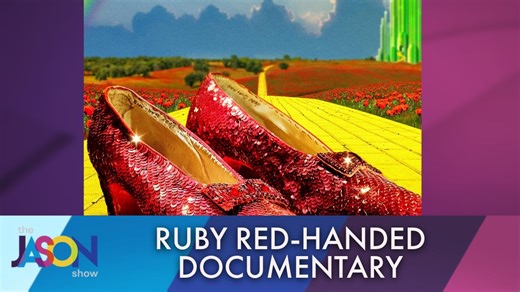 4.9K views · 97 reactions | It's a true crime saga that lasted more than a decade. Who stole the ruby red slippers from the Judy Garland museum in Grand Rapids, MN? Filmmaker Maria Awes documented the case in a new film called, Ruby Red-Handed on Hulu. | The Jason Show | Facebook