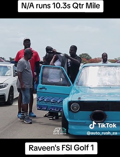 Fastest Quarter Mile Time for VW Golf 1 in SA