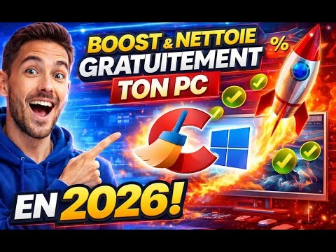 Avec CCLEANER boost et nettoie GRATUITEMENT ton PC en 2026
