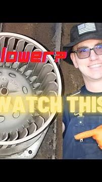 How To: Replace A Blower Motor in a 1988 to 1998 Chevy C/K 1500 Truck
