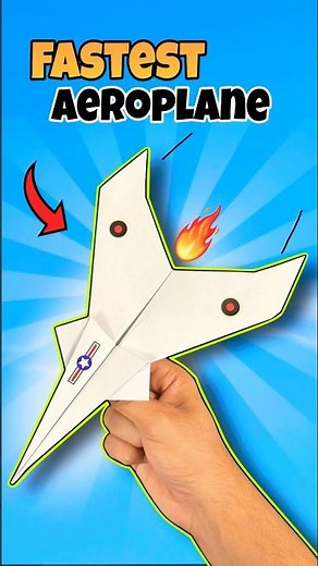 How to Make a Paper Plane that Fly Far and Fast 🤩