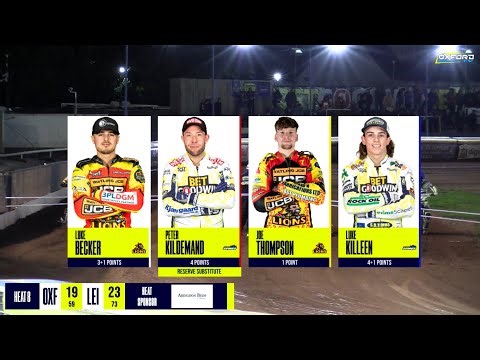 Heat 8 | Oxford vs Leicester | Rowe Motor Oil Premiership R2 | OXFORD SPEEDWAY TV 2025