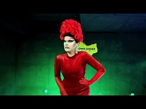 Burlesque show with drag queen of comedy, Sasoon, in Down Under Bar Budapest:: 4K