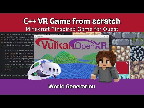 Live coding a VR Game from scratch in C++ using Vulkan and OpenXR