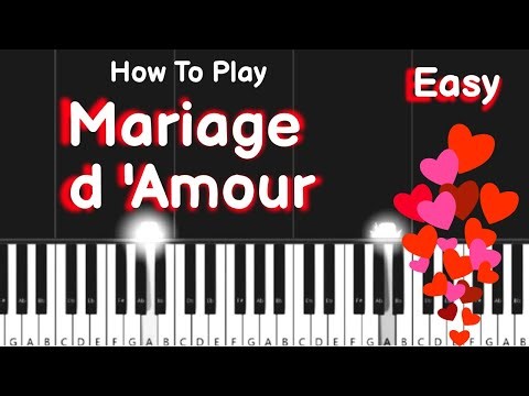 Mariage d'Amour (Spring Waltz) Chopin - Easy Piano Tutorial