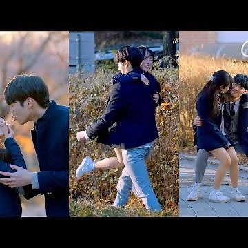 High School Couples Skinship Moment