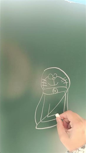 doraemon easy drawing simply using numerical 2 #shorts #easydrawingbyheena